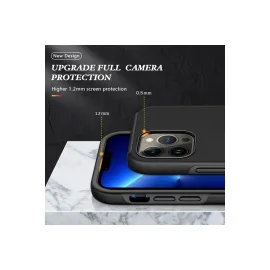 Newface Iphone 13 Pro Kılıf Elit Yüzüklü Kapak - Siyah