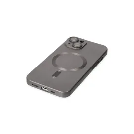 Newface Iphone 14 Plus Kılıf Moshi Lens Magneticsafe Silikon - Füme