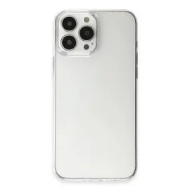 Newface Iphone 15 Pro Max Kılıf Pc Sert Şeffaf Kapak - Şeffaf