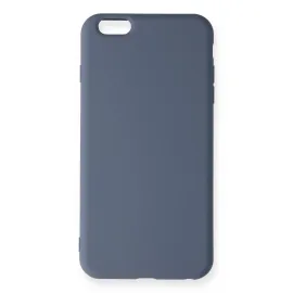 Newface Iphone 6 Plus Kılıf Nano Içi Kadife Silikon - Gri