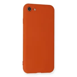 Newface Iphone 7 Kılıf Nano Içi Kadife Silikon - Kırmızı