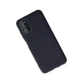 Newface Samsung Galaxy A03S Kılıf Lansman Glass Kapak - Lacivert