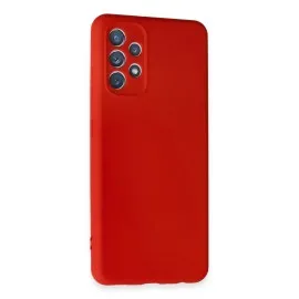 Newface Samsung Galaxy A32 Kılıf First Silikon - Kırmızı