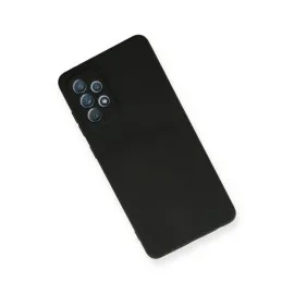 Newface Samsung Galaxy A72 Kılıf Nano Içi Kadife  Silikon - Siyah