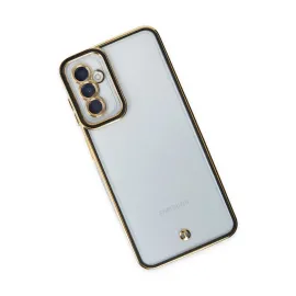 Newface Samsung Galaxy M23 Kılıf Liva Lens Silikon - Siyah