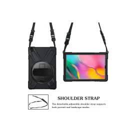 Newface Samsung Galaxy T510 Tab A 10.1 Kılıf Amazing Tablet Kapak - Siyah