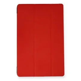 Newface Samsung Galaxy T970 Tab S7 Plus 12.4 Kılıf Tablet Smart Kılıf - Kırmızı