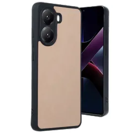 Newface Xiaomi Poco X7 Pro Kılıf Aras Deri Kapak - Pudra