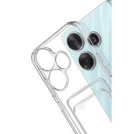 Newface Xiaomi Redmi 13 4G Kılıf Kart Şeffaf Silikon - Şeffaf