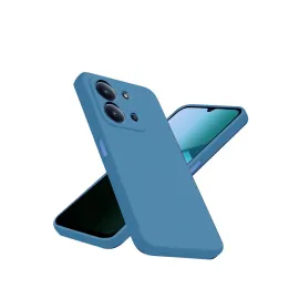 Newface Xiaomi Redmi 15C 4G Nano Içi Kadife Silikon - Mavi
