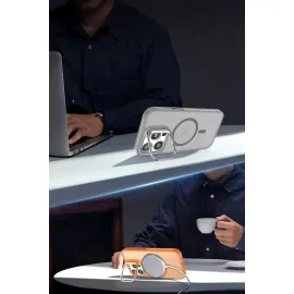 Joko Iphone 16 Plus Flet Lens Magsafe Kapak - Turuncu