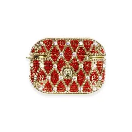 Newface Airpods Pro 2 (2.nesil) Klor Taşlı Kılıf - Desen 1