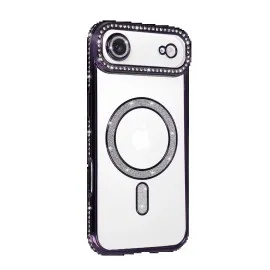 Newface Apple Iphone 17 Air Joke Simli Magneticsafe Kılıf - Derin Mor