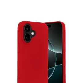 Newface Apple Iphone 17 Nano Içi Kadife Silikon - Kırmızı