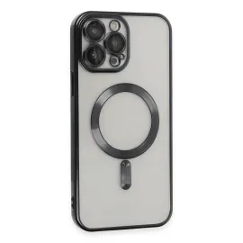 Newface Iphone 15 Pro Max Kılıf Kross Magneticsafe Kapak - Siyah