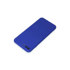 Newface Iphone 7 Plus Kılıf First Silikon - Koyu Mavi