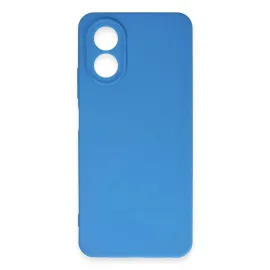 Newface Oppo A38 Kılıf First Silikon - Mavi
