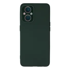 Newface Oppo Reno 7 Lite Kılıf Lansman Glass Kapak - Koyu Yeşil