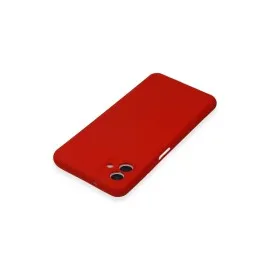 Newface Samsung Galaxy A04E Kılıf Nano Içi Kadife Silikon - Kırmızı