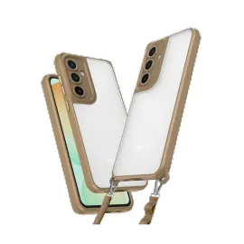 Newface Samsung Galaxy A25 5G Kılıf Penta Silikon Kılıf - Çöl Titanyum