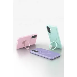 Newface Samsung Galaxy A36 Regal Magsafe Standlı Kapak - Su Yeşili