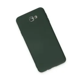 Newface Samsung Galaxy J7 Prime Kılıf Nano içi Kadife Silikon - Koyu Yeşil
