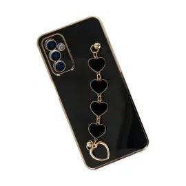 Newface Samsung Galaxy M23 Kılıf Esila Silikon - Siyah