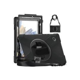 Newface Samsung Galaxy X200 Tab A8 10.5 Kılıf Amazing Tablet Kapak - Siyah