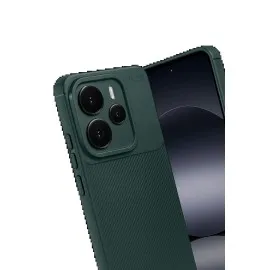 Newface Xiaomi Note 14 5G Auto Focus Karbon Kapak - Koyu Yeşil
