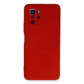 Newface Xiaomi Poco X3 Gt Kılıf Nano Içi Kadife Silikon - Kırmızı