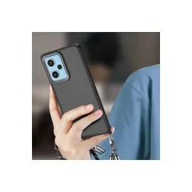 Newface Xiaomi Redmi 13 4G Kılıf Elegant Kapak - Siyah