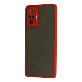 Newface Xiaomi Redmi Note 10 Pro Kılıf Montreal Silikon Kapak - Kırmızı
