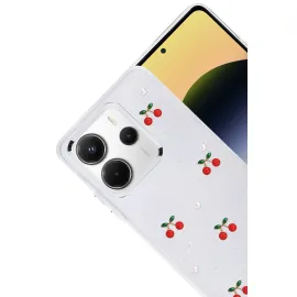 Newface Xiaomi Redmi Note 14 4G Fiyonk Desenli Kapak - Desen 9