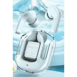 Konfulon GT13 Dijital Şarj Göstergeli Kablosuz Airpods Kulaklık - Beyaz
