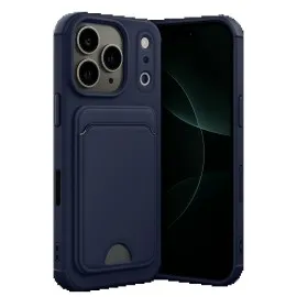 Newface Apple Iphone 17 Pro Max Kelvin Kartvizitli Silikon - Lacivert