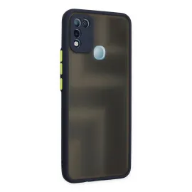 Newface İnfinix Hot 10 Play Kılıf Montreal Silikon Kapak - Lacivert