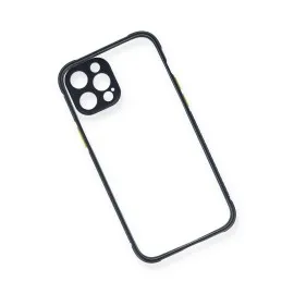 Newface Iphone 12 Pro Kılıf Miami Şeffaf Silikon - Lacivert