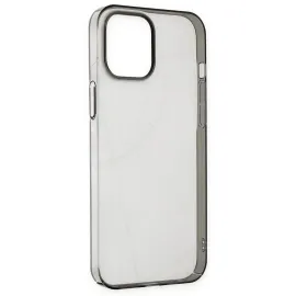 Newface Iphone 14 Pro Kılıf Pc Sert Şeffaf Kapak - Siyah