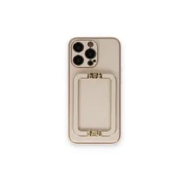 Newface Iphone 14 Pro Max Kılıf Coco Elit Kapak - Gold