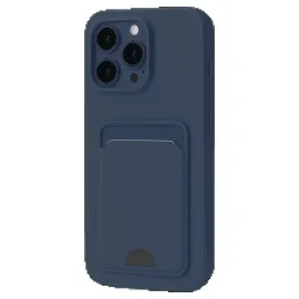 Newface Iphone 16 Pro Max Kılıf Kelvin Kartvizitli Silikon - Lacivert