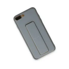 Newface Iphone 7 Plus Kılıf Coco Deri Standlı Kapak - Sky Blue