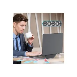 Newface Macbook Air 15 2024 Macbook Deri Kapak - Gri