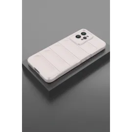 Newface Realme Gt2 Pro 5G Kılıf Optimum Silikon - Krem