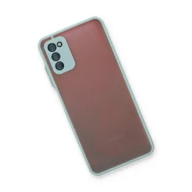 Newface Samsung Galaxy A03S Kılıf Montreal Silikon Kapak - Turkuaz