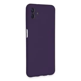 Newface Samsung Galaxy A04E Kılıf Nano Içi Kadife Silikon - Mor