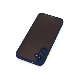 Newface Samsung Galaxy A14 4G Kılıf Montreal Silikon Kapak - Lacivert