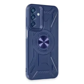 Newface Samsung Galaxy A15 4G Kılıf Lincoln Silikon - Lacivert
