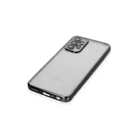 Newface Samsung Galaxy A23 4G Kılıf Razer Lensli Silikon - Siyah