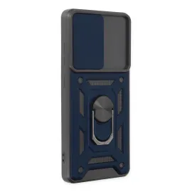 Newface Samsung Galaxy S20 Fe Kılıf Pars Lens Yüzüklü Silikon - Lacivert