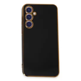 Newface Samsung Galaxy S23 Fe Kılıf Volet Silikon - Siyah